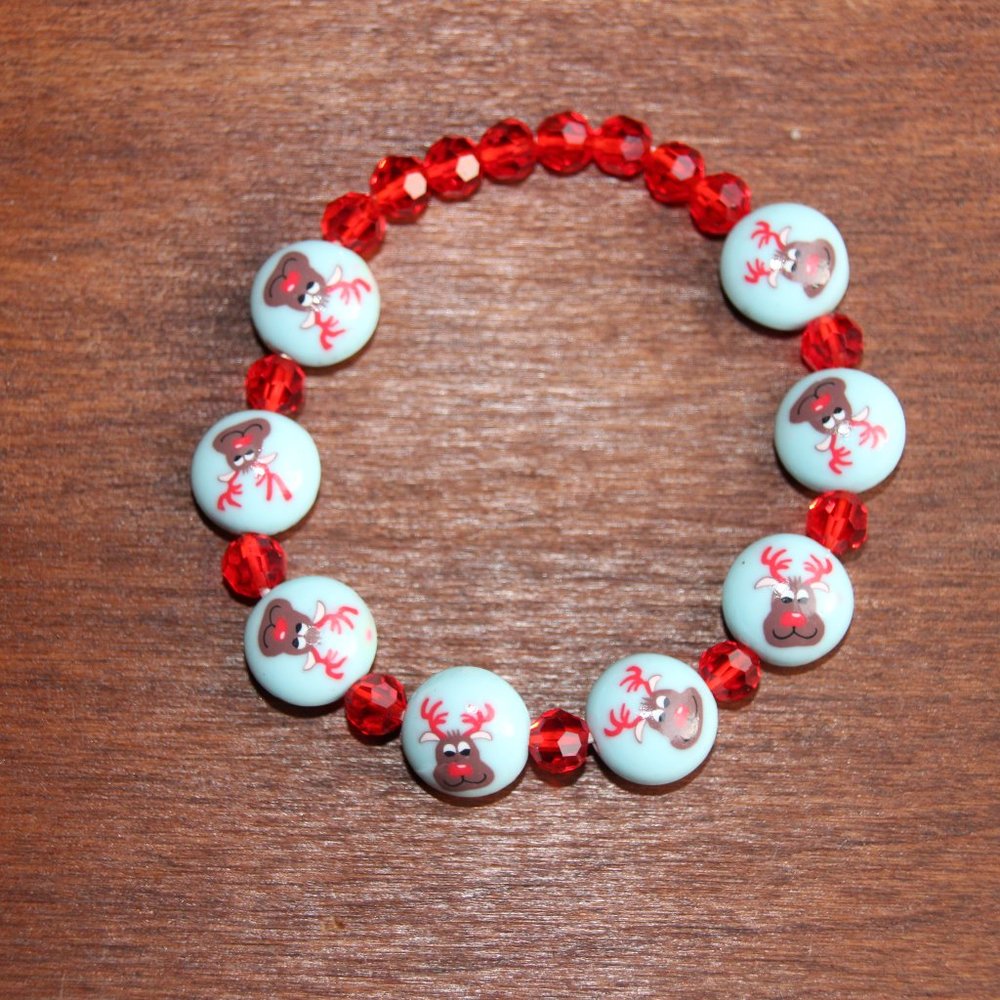 Christmas Rudolph rendear bracelet